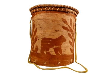 Attikamek Birchbark Rogan/Basket: Gallery Item 