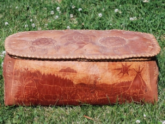 Attikamek Birchbark Rogan/Basket: Gallery Item 