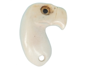 Micmac Moose Antler Keychain: Large: Eagle: Gallery Item 