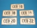 Yukon Commercial License Plate: Gallery Item - 494-34-G10 (Y1GRB)