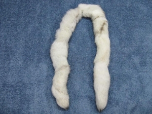 Blue Fox Fling: Gallery Item fox flings, fox fur flings, fox fur boas, fox fur scarves