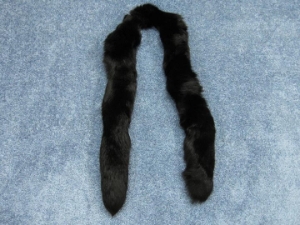 Black Dyed Fox Fling: Gallery Item fox flings, fox fur flings, fox fur boas, fox fur scarves