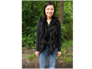 Black Dyed Fox Boa: Gallery Item fox flings, fox fur flings, fox fur boas, fox fur scarves