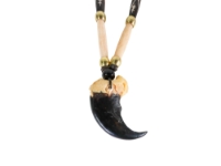 Real Black Bear Claw Necklace: Gallery Item 