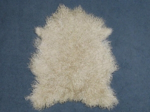 Angora Goatskin: #1: Medium: White: Gallery Item 