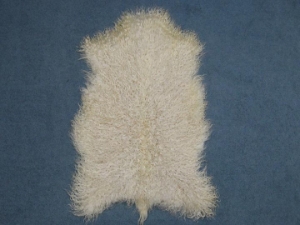 Angora Goatskin: #1: X-Large: White: Gallery Item 