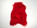 Dyed Icelandic Sheepskin: Red:  90-100cm or 36" to 40": Gallery Item - 7-00RD-G01 (K17)