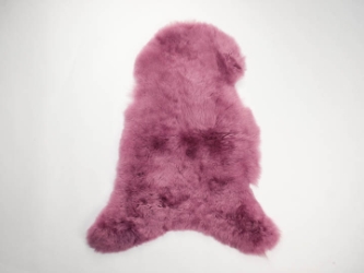 Dyed Icelandic Sheepskin: Shorn: Fuchsia: 90-100cm or 36" to 40": Gallery Item 