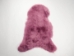 Dyed Icelandic Sheepskin: Shorn: Fuchsia: 90-100cm or 36" to 40": Gallery Item - 7-02FU-G01 (Y3KRE)