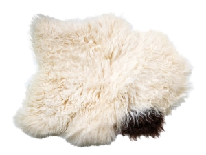 Icelandic Sheepskin: Piebald: 100-110cm or 40" to 44": Gallery Item 