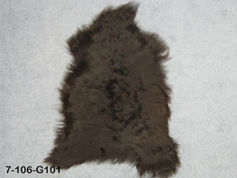 Icelandic Sheepskin: 100-110 cm: Chocolate Brown: Gallery Item 