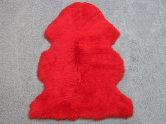 Dyed Australian Sheepskin: Red Wildfire: Gallery Item 