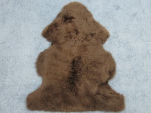 Dyed Australian Sheepskin: Chocolate: Gallery Item 