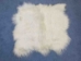 Icelandic Sheepskin Rug: ~4x4 ft: White: Gallery Item - 7W0404-G302 (Y2DRH)