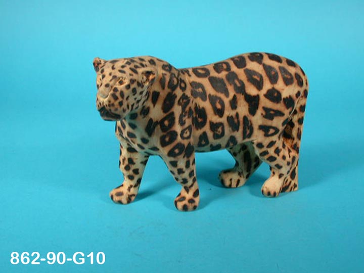 African Leopard Wood Carving: Gallery Item 