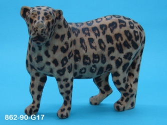 African Leopard Wood Carving: Gallery Item 