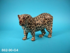 African Leopard Wood Carving: Gallery Item 