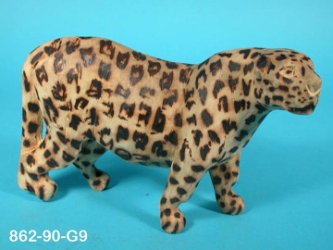 African Leopard Wood Carving: Gallery Item 