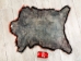 Cashmere Goat Skin: Dyed Black and Red: Gallery Item - 1225-G4229 (Y3MXX)