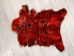 Cashmere Goat Skin: Dyed Black and Red: Gallery Item - 1225-G4229 (Y3MXX)