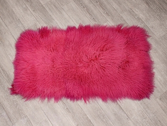 Discounted Dyed Fuchsia/Pink Tibet Lamb Plate: Gallery Item 