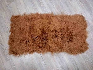Discounted Dyed Sandy Brown Tibet Lamb Plate: Gallery Item 