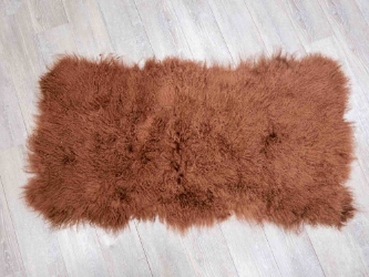 Discounted Dyed Sandy Brown Tibet Lamb Plate: Gallery Item 