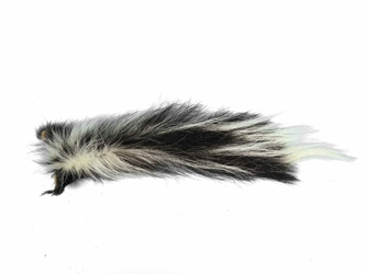 Real Tanned Skunk Tail: Extra Extra Large: Gallery Item 