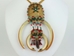 Ojibwa Fancy 4-Tooth Beaver Necklace: Gallery Item - 200-403-G3362 (Y2H)