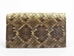 Reddish Real Rattlesnake Skin Wallet: Cowboy: Gallery Item - 598-W303-G3578 (Y1F)