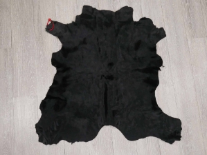 Sheared Calf Skin: Black Dyed: Gallery Item 
