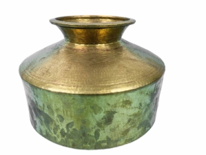 Brass Vase: Gallery Item brass vase, metalware, Madagascar