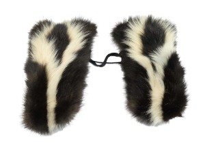 Skunk Mitts: Gallery Item skunk gloves