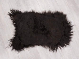 Icelandic Sheepskin:  Chocolate Brown: 90-100cm or 36" to 40": Gallery Item 