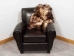 Dyed Icelandic Sheepskin: Blacky Brown Tipped: 90-100cm or 36" to 40": Gallery Item - 7-007-G2159 (Y1LRS)