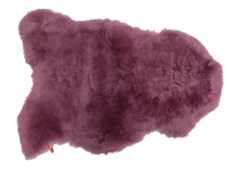 Dyed Icelandic Sheepskin: Shorn: 90-100cm: Fuchsia: Gallery Item 