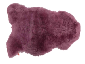Dyed Icelandic Sheepskin: Shorn: Fuchsia: 90-100cm or 36" to 40": Gallery Item 