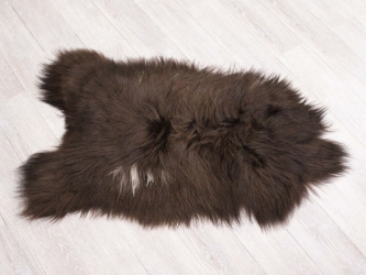 Icelandic Sheepskin: Rusty Brown: 100-110cm or 40" to 44": Gallery Item 