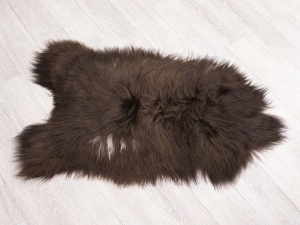 Icelandic Sheepskin: Rusty Brown: 100-110cm or 40" to 44": Gallery Item 