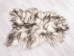 Dyed Icelandic Sheepskin: Blacky Brown Tipped: 100-110cm or 40" to 44": Gallery Item - 7-107-G3811 (Y2GRJ)