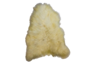 Icelandic Sheepskin: Creamy White: 110-120cm or 44" to 48": Gallery Item 