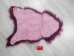 Dyed Icelandic Sheepskin: Plum: 110-120cm or 44" to 48": Gallery Item - 7-20PL-G1472 (Y1LRO)