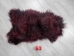 Dyed Icelandic Sheepskin: Burgundy: 110-120cm or 44" to 48": Gallery Item - 7-20RB-G1471 (Y1LRO)