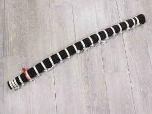 Double Drawn Horse Tail Hair: Black: 36": Gallery Item 