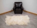 Icelandic Sheepskin Rug: ~4x6 ft: White: Gallery item - 7W0406-G2238EW (Y1LRA)