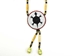 Iroquois 4-Row Bone Choker with Ojibwa Rosette: Gallery Item - 81-401-G3765 (C6)