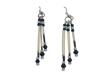 Porcupine Quill Earrings: Gallery Item 
