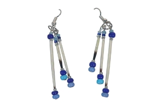 Porcupine 3-Quill Earrings: Gallery Item 
