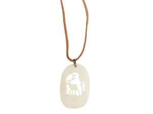 Reindeer Antler Necklace: Gallery Item 