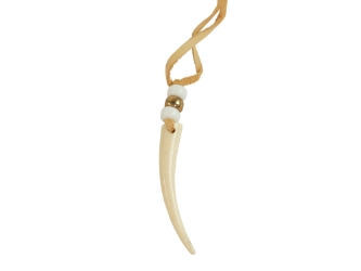 Reindeer Antler Tip Necklace: Gallery Item 